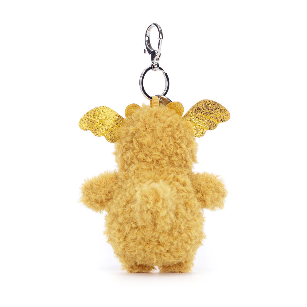 Yellow Jellycat Little Dragon Bag Charm | US-RNJX10574