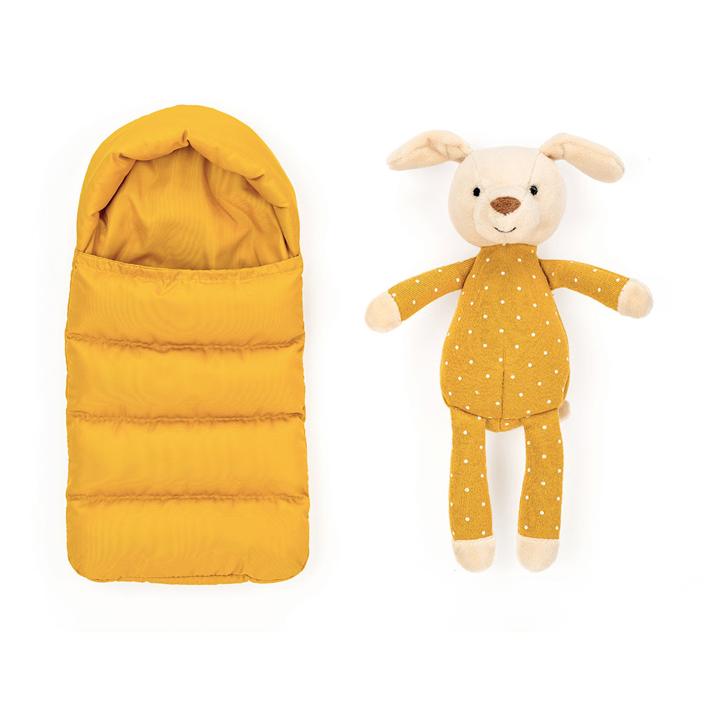 Yellow Jellycat Snuggler Puppy | US-SZUE53078