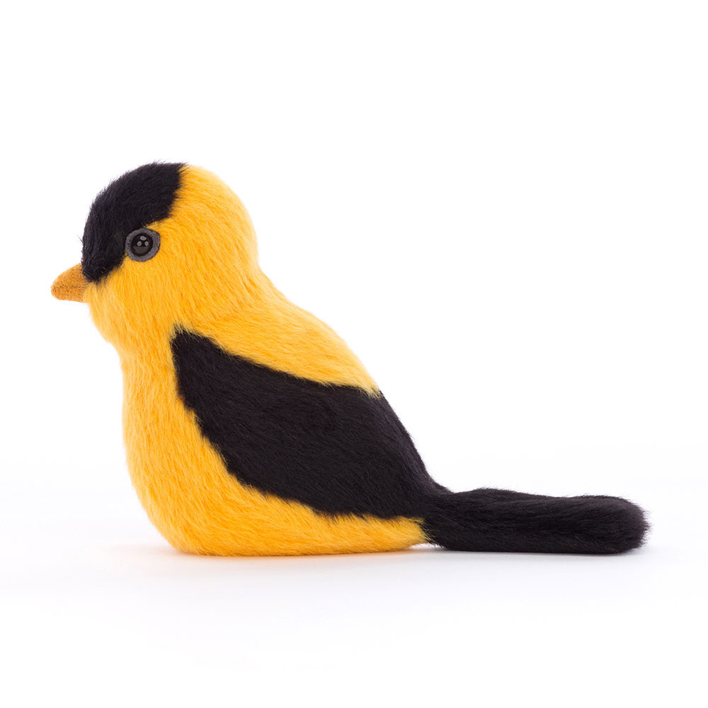 Yellow / Black Jellycat Birdling Goldfinch | US-PTNR72619