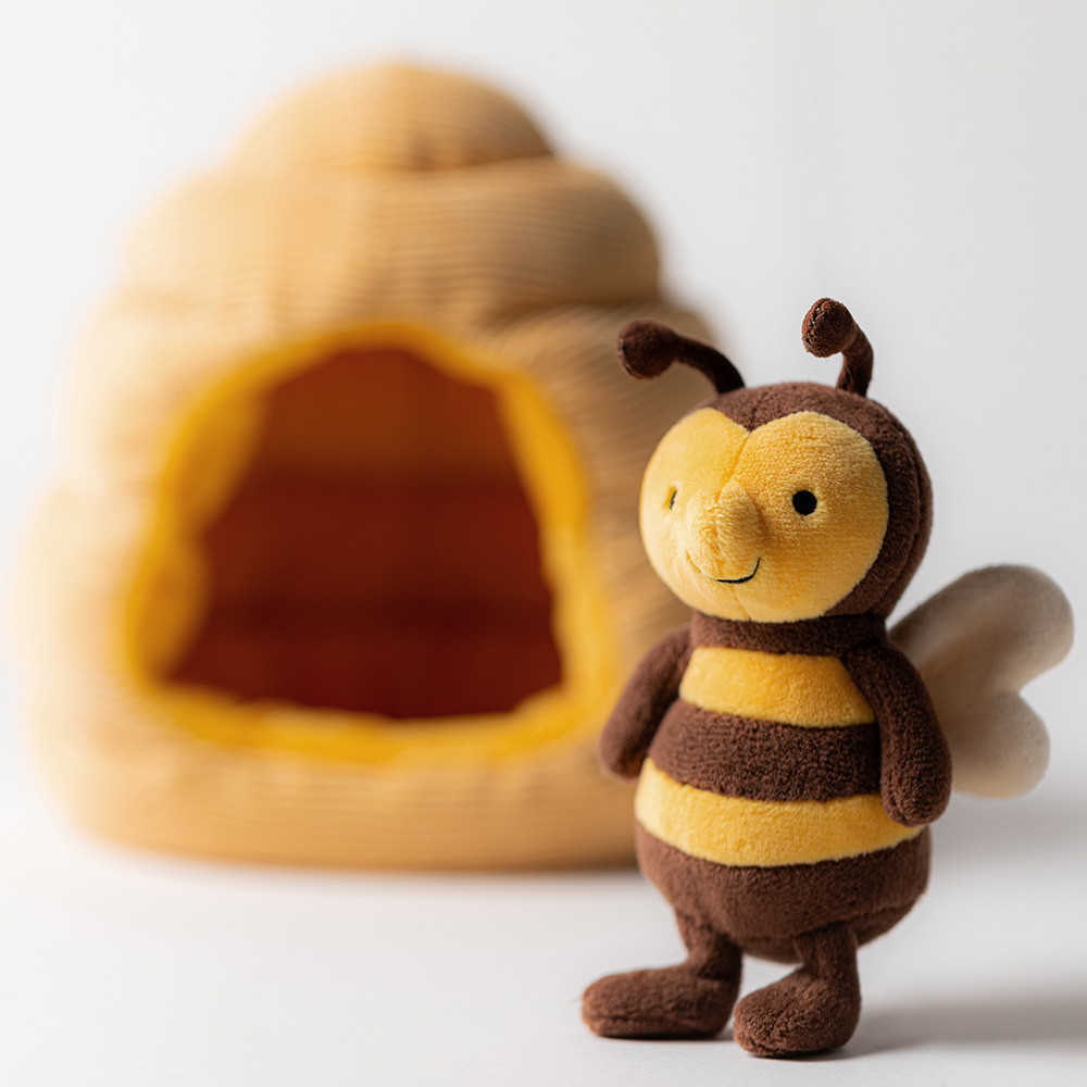 Yellow / Brown Jellycat Honeyhome Bee | US-BMJP59064