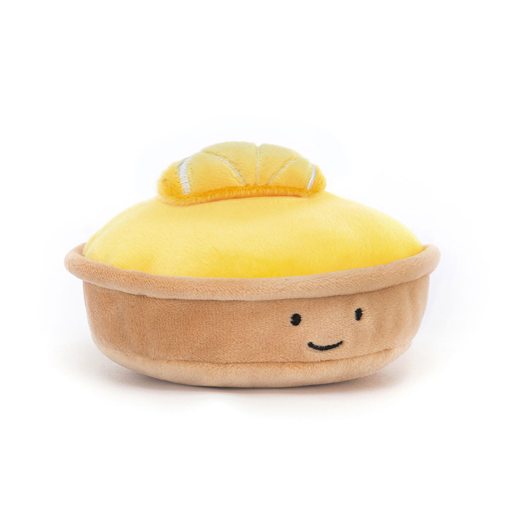 Yellow / Light Brown Jellycat Pretty Patisserie Tarte Au Citron | US-UWXO96450